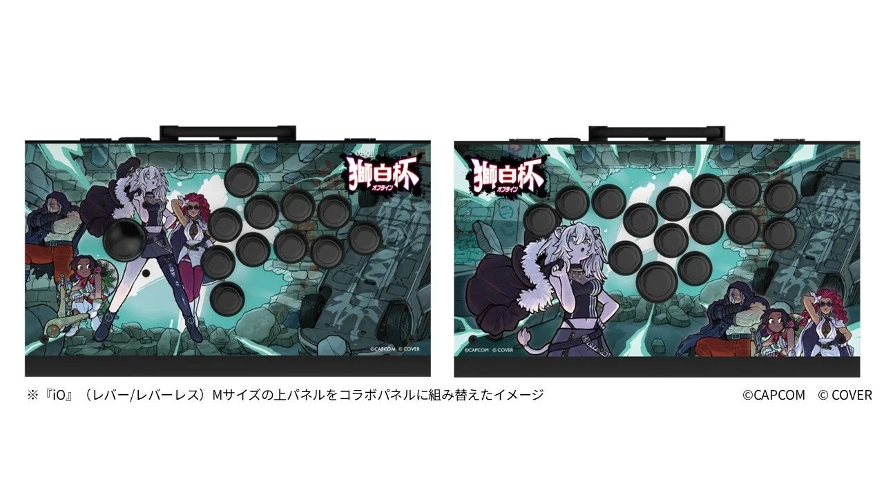 アケコンパネル装着イメージ